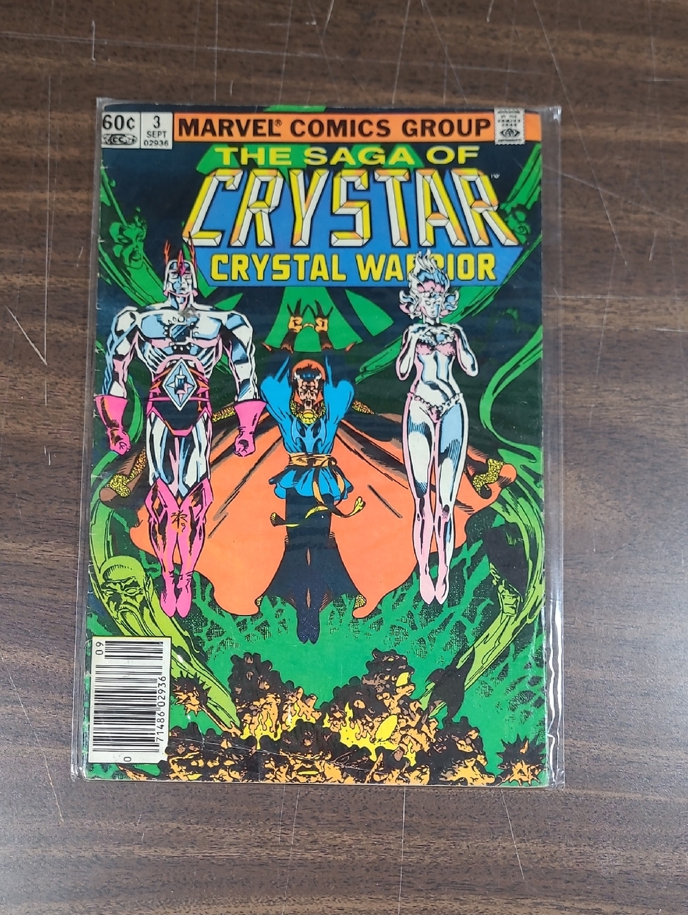 Marvel Crystar Crystal Warrior Comic Book #3 Sept. Bagged